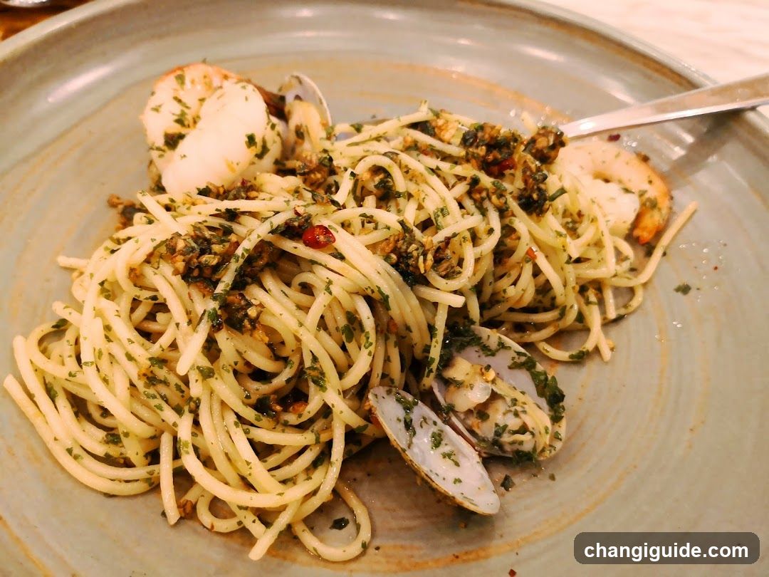 Pasta with Clams and Shrimp