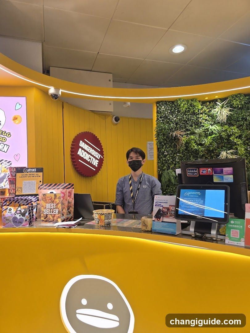 Counter Interior with Staff and Products