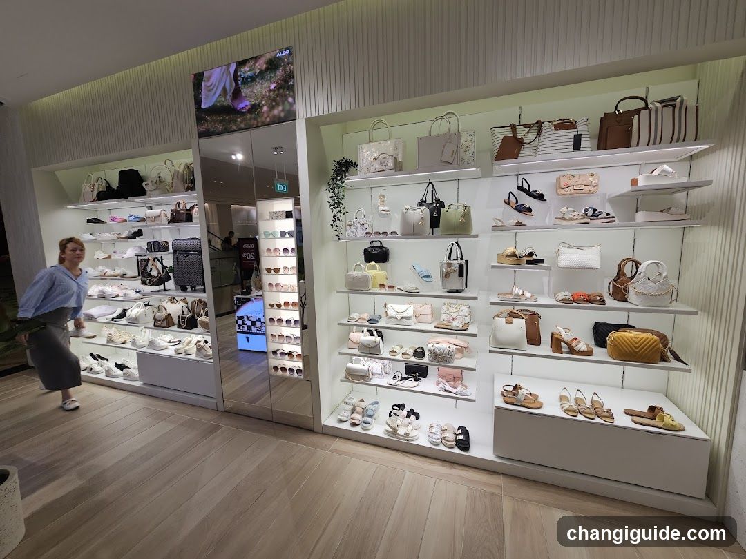 Shoe and Handbag Display Store Interior