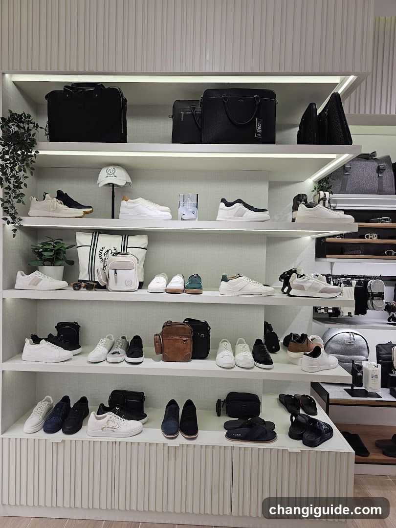 Shoe and Bag Display Shelf