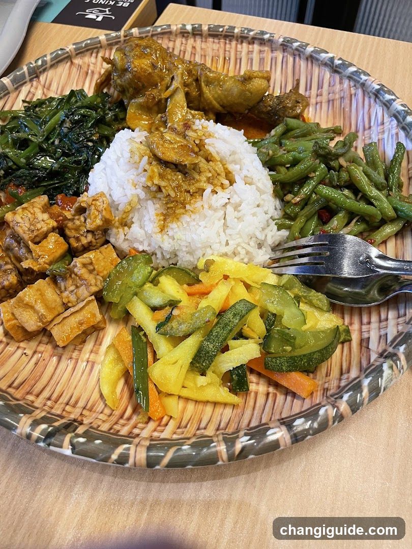 Curry Rice Plate with Side Dishes