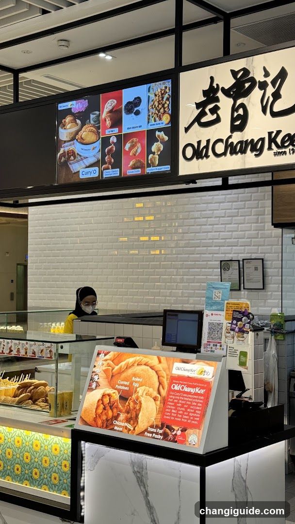 Old Chang Kee Food Stall Interior