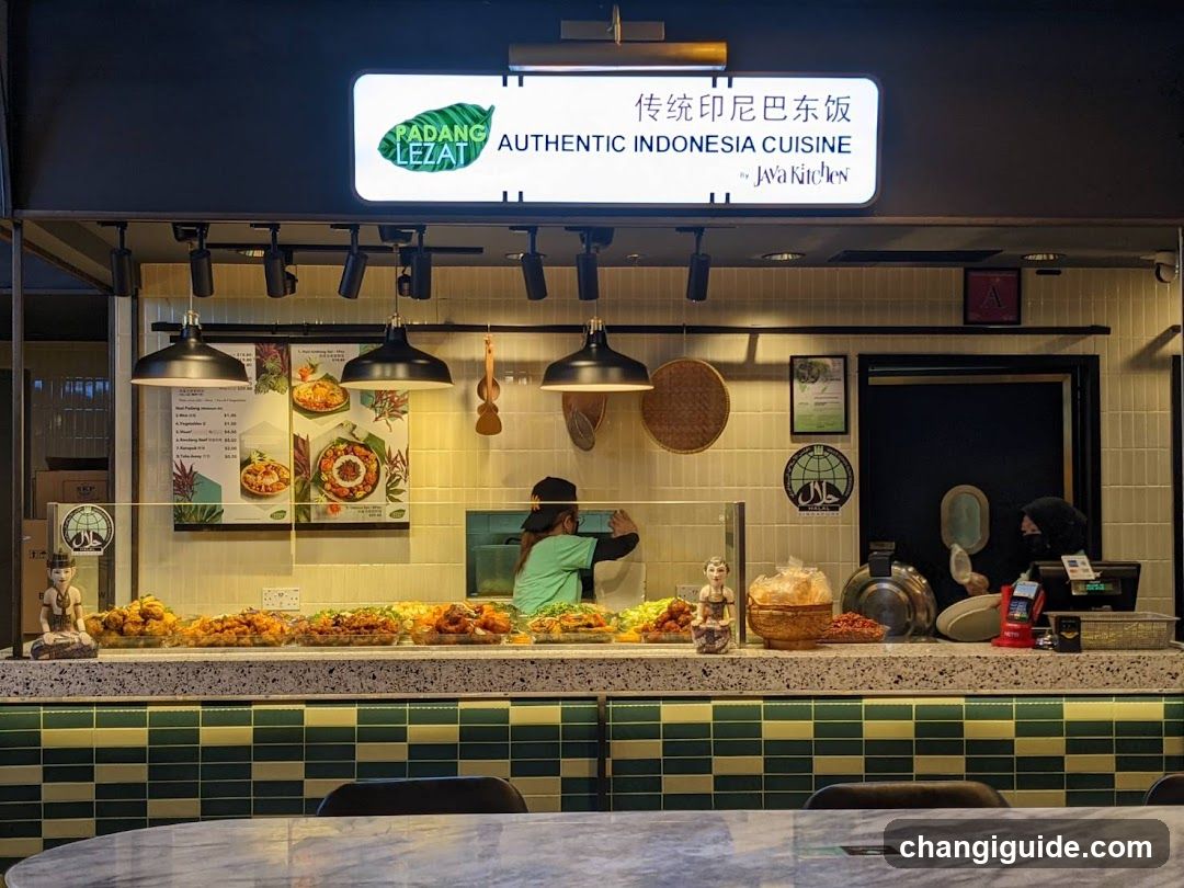 Traditional Indonesian Cuisine Counter
