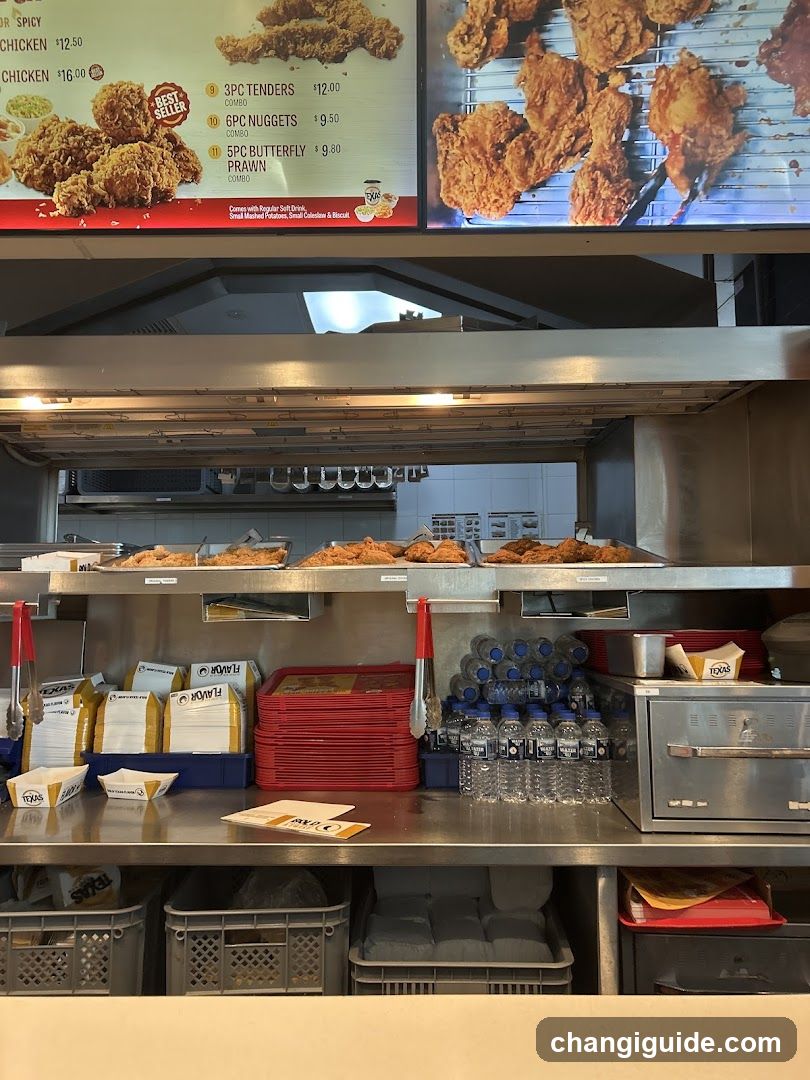 Fried Chicken Counter Interior