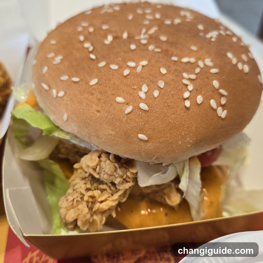 Fried Chicken Burger