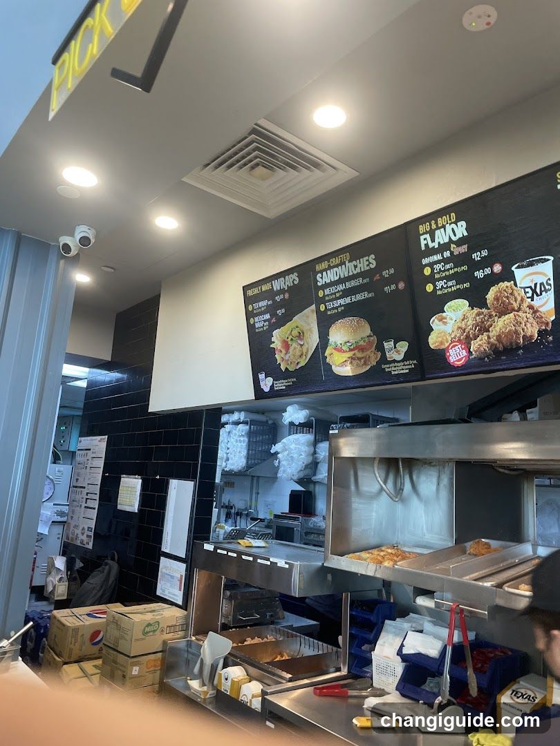 Fast Food Counter Interior