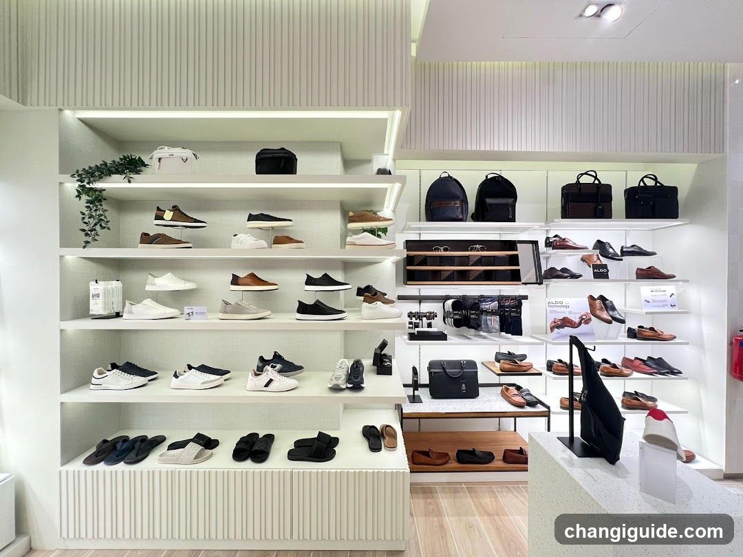 Shoe and Bag Display Interior