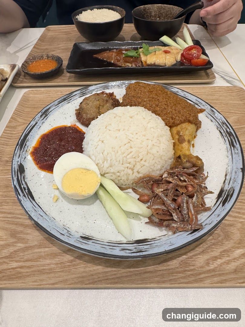 Laksa Plate with Side Dishes