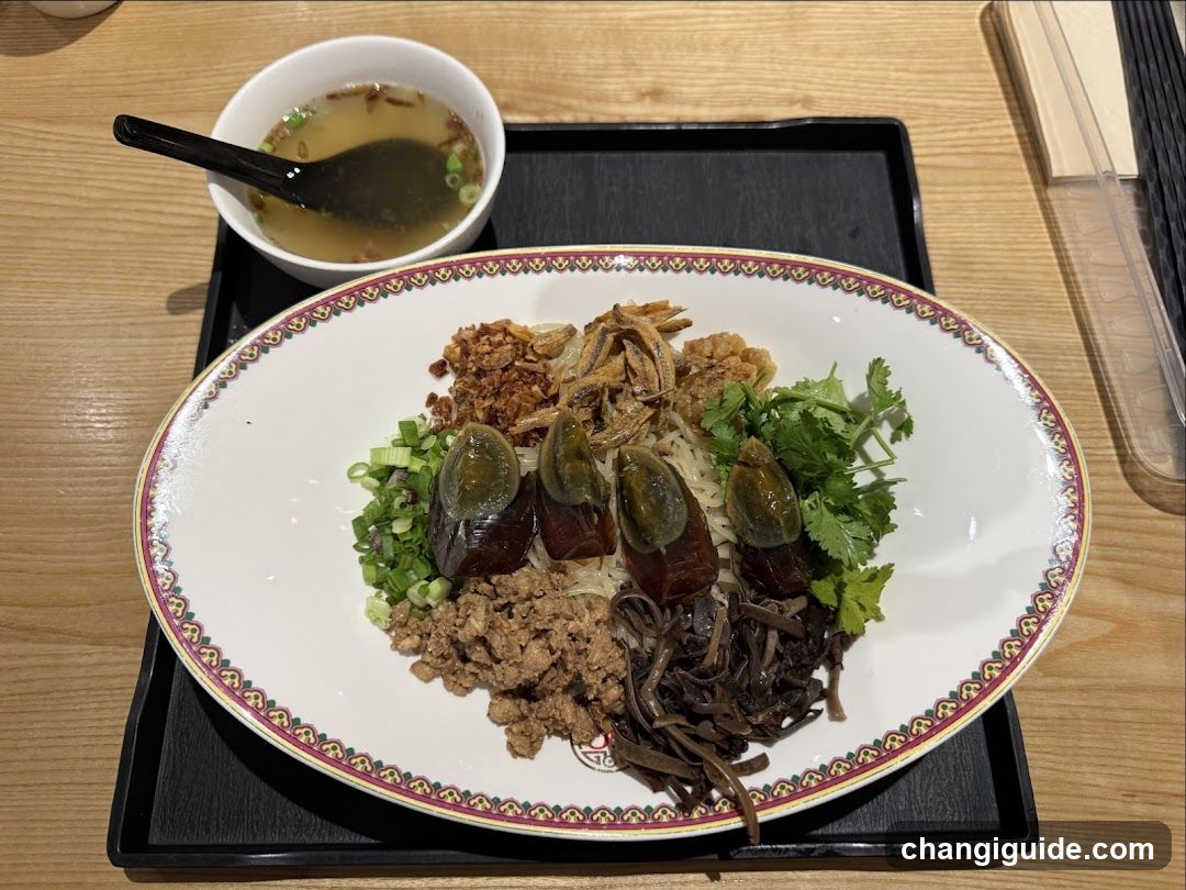 Noodle Dish with Toppings