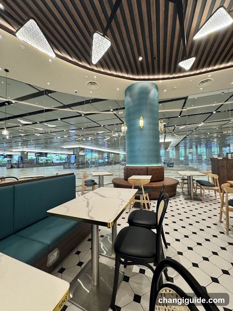 Modern Cafeteria Interior