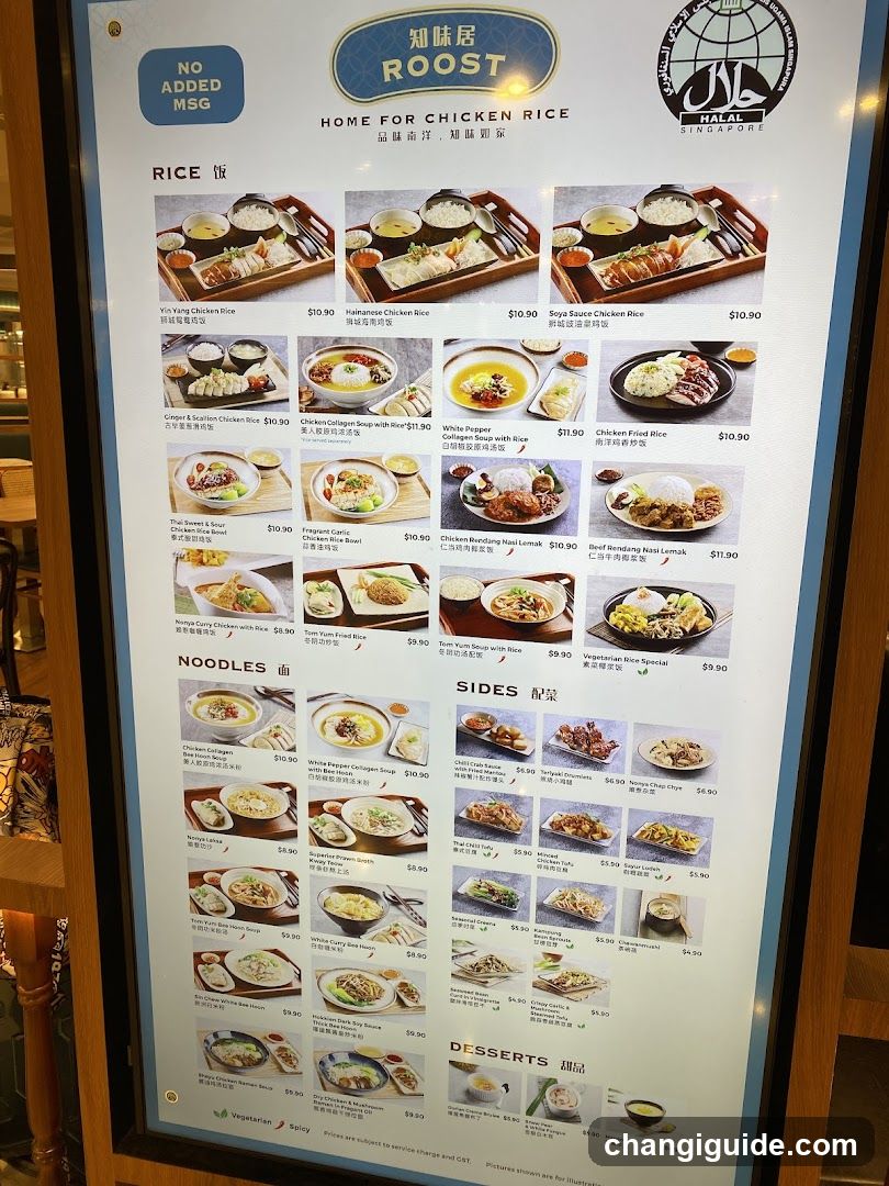 Roost Menu Board