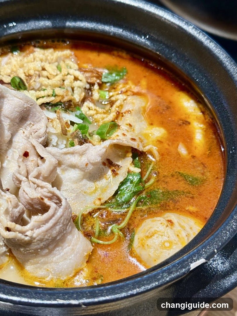 Spicy Soup with Meat and Dumplings