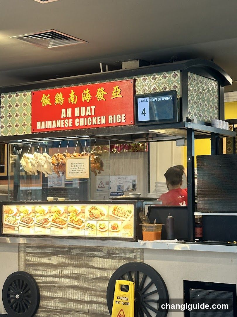 Ah Huat Hainanese Chicken Rice Stall