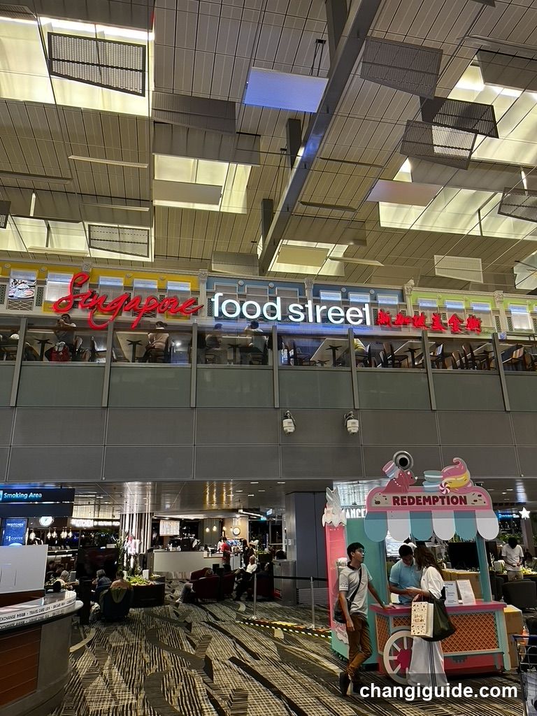 Singapore Food Street Interior View