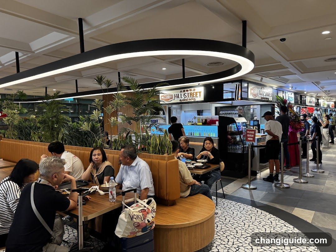 Food Court Interior Scene