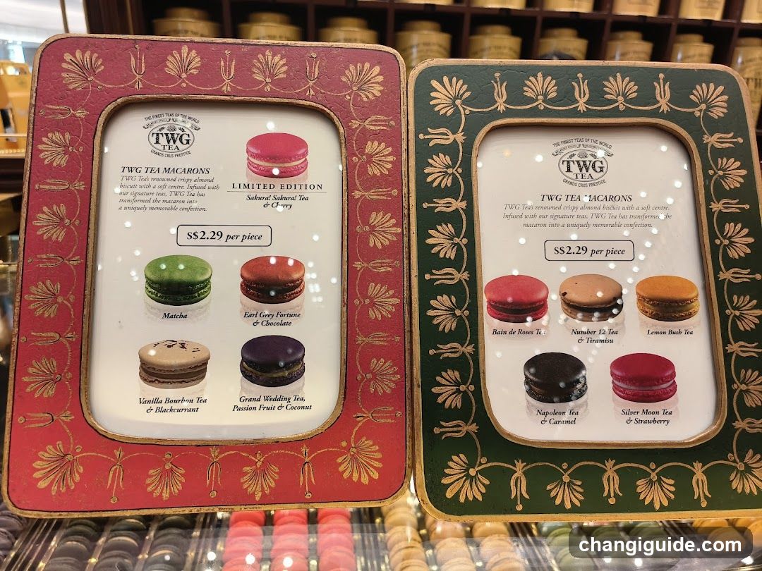 TWG Tea Macaron Display