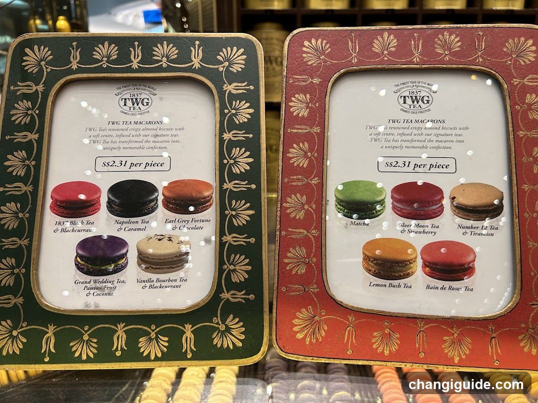 TWG Tea Macarons Display