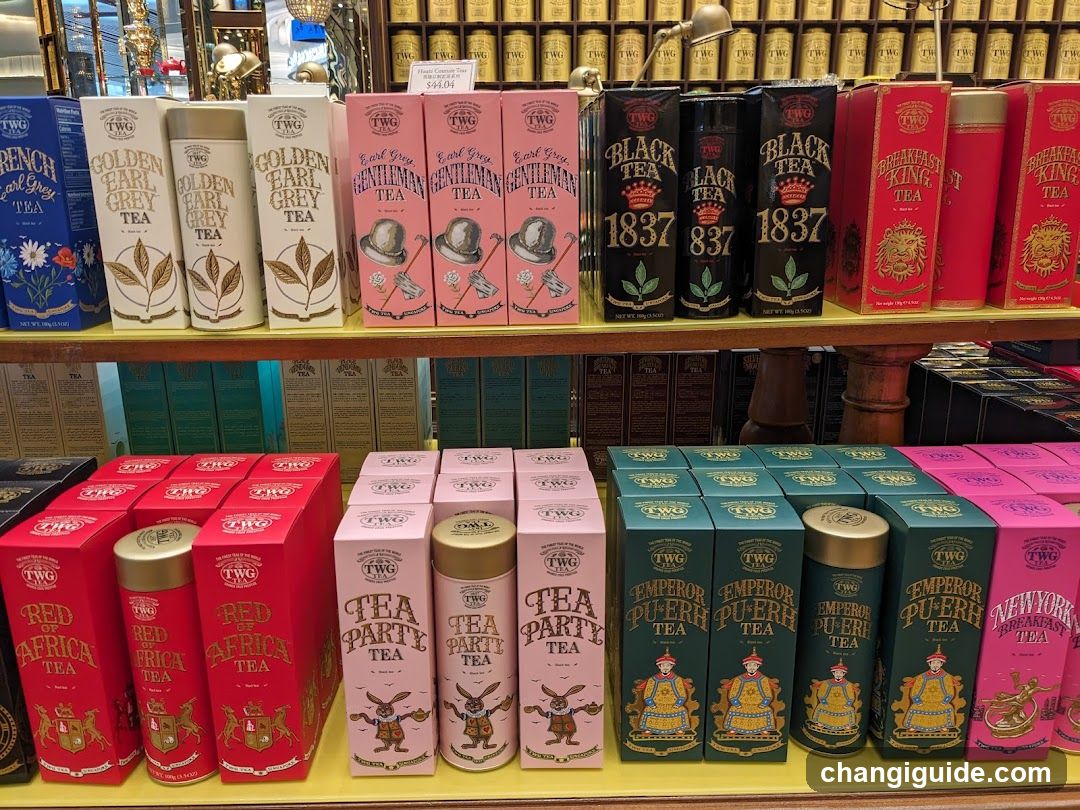 TWG Tea Display Shelf