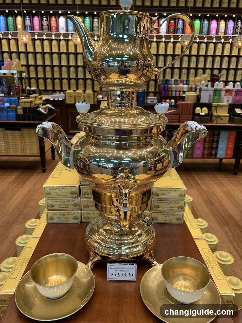 Gold Samovar Display