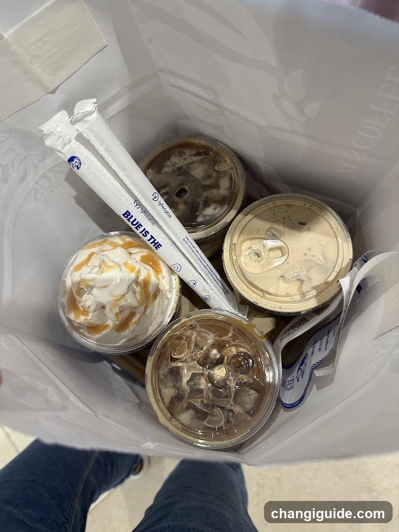 Coffee Shop Takeout Bag