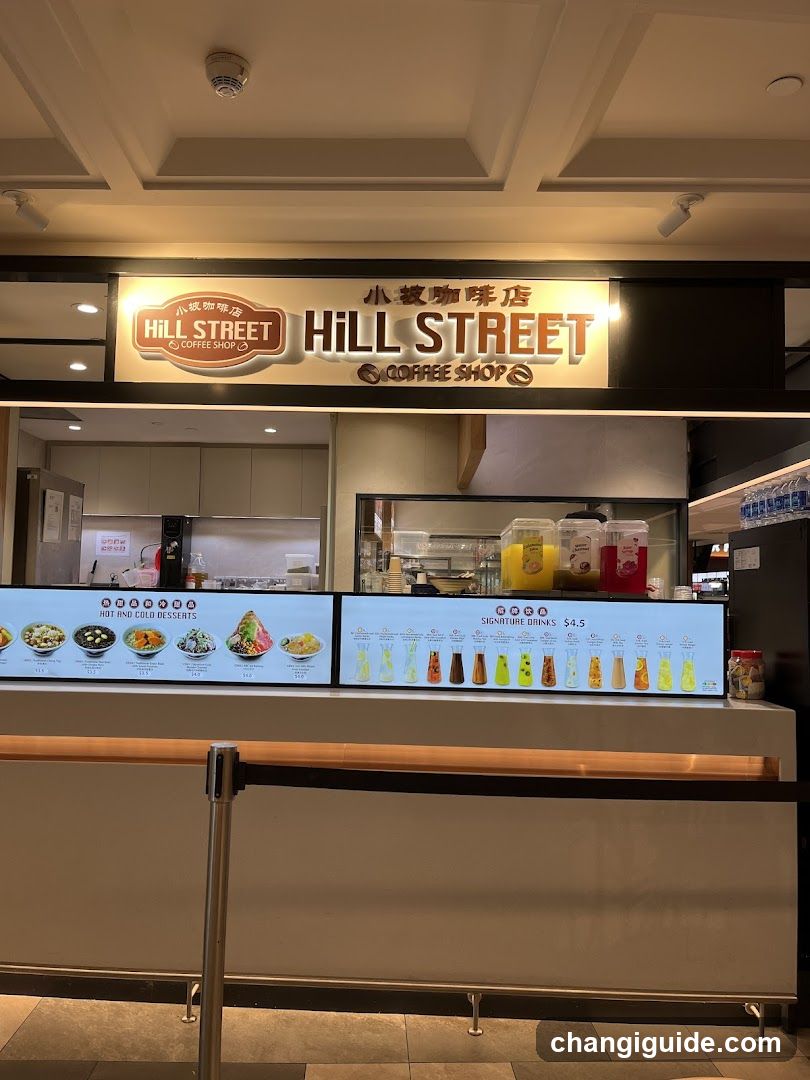 Hill Street Coffee Shop Front View