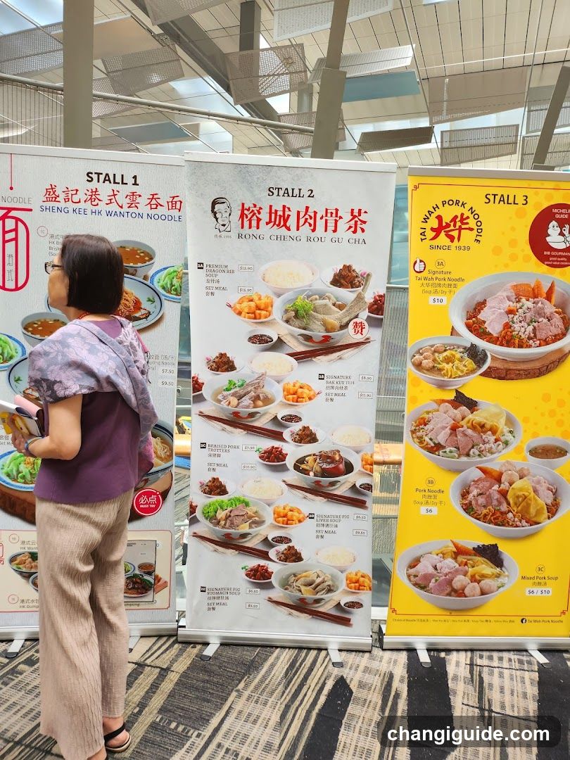 Food Stall Menu Displays