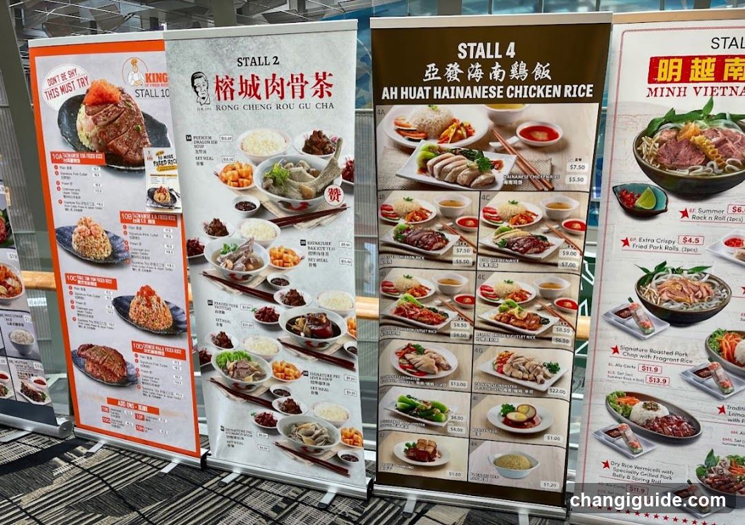 Food Stall Menus Display