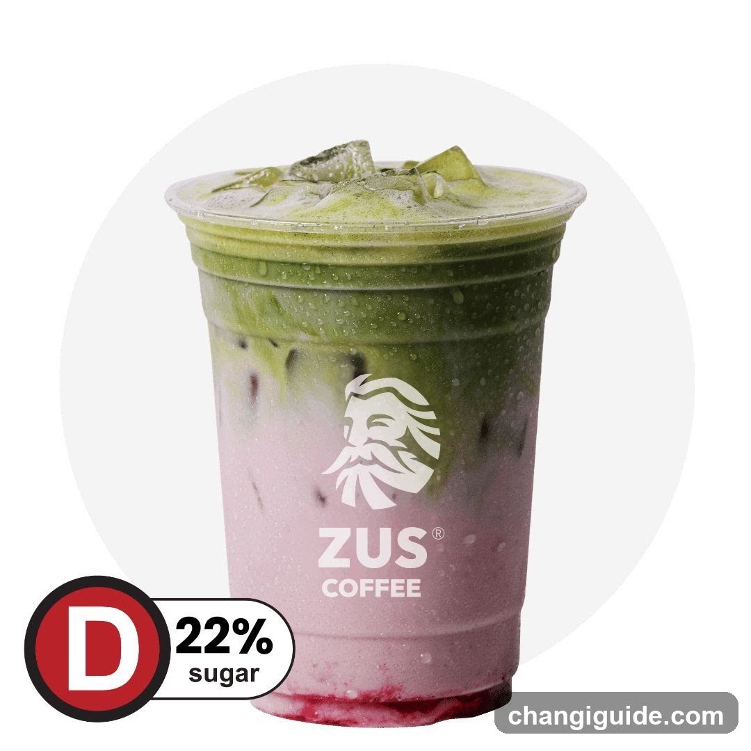 Zus Coffee Iced Matcha Latte