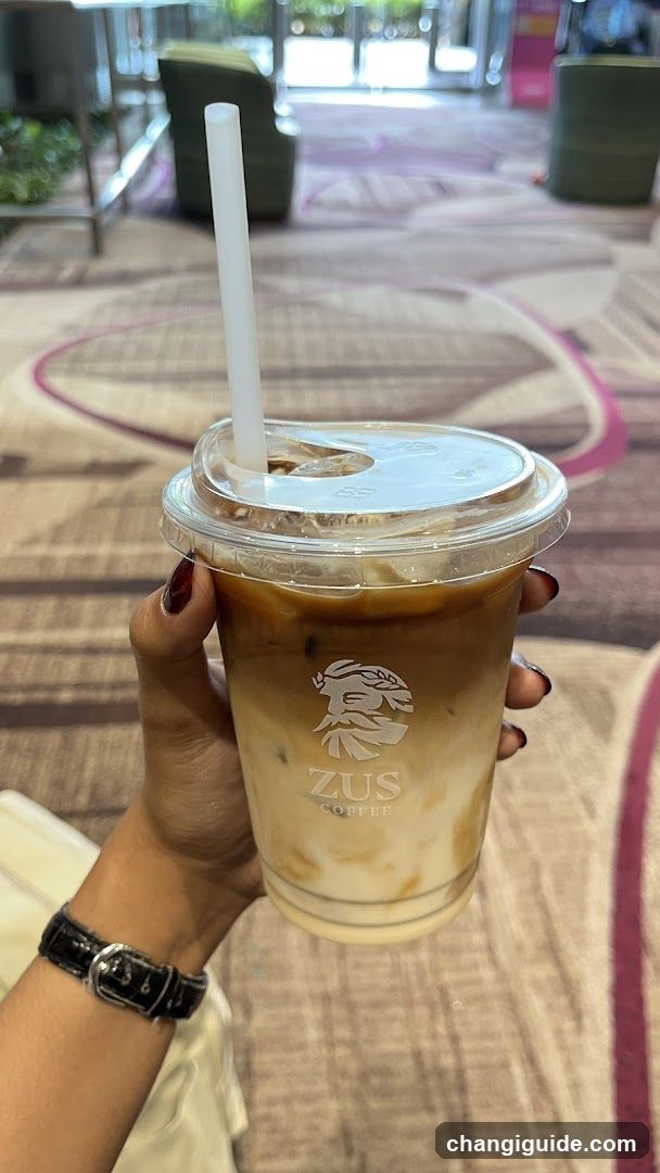 Iced Coffee with Zus Logo