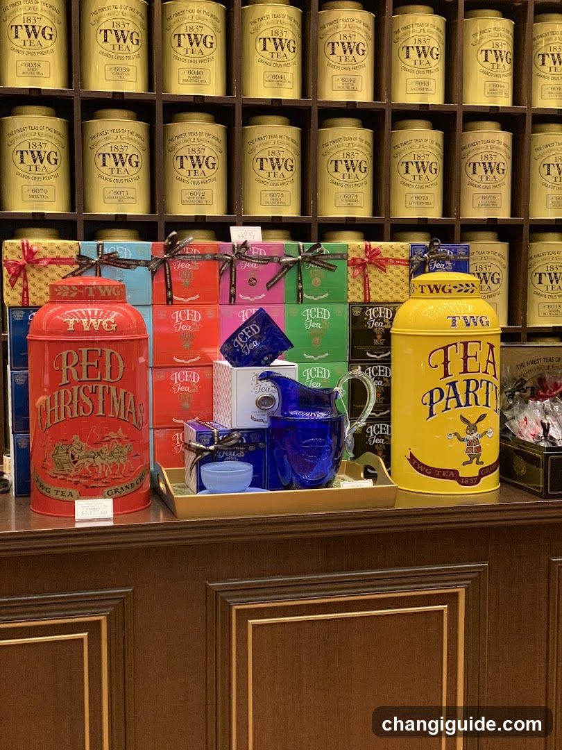 TWG Tea Display