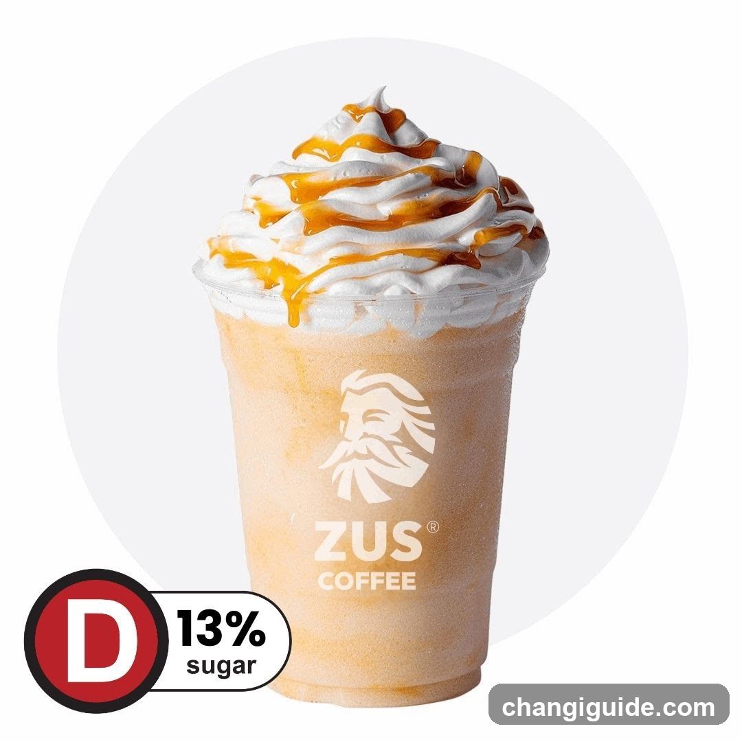 Zus Coffee Caramel Frappuccino