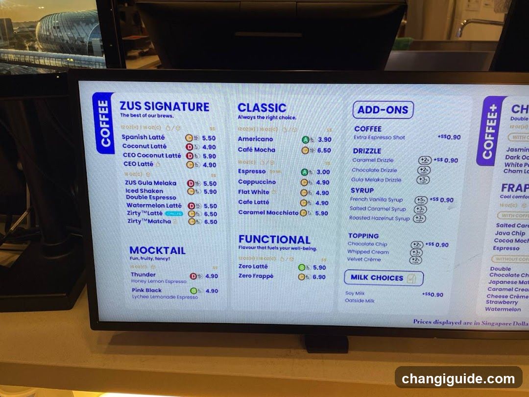 Coffee Menu Board