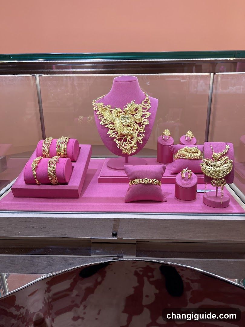 Gold Jewelry Display