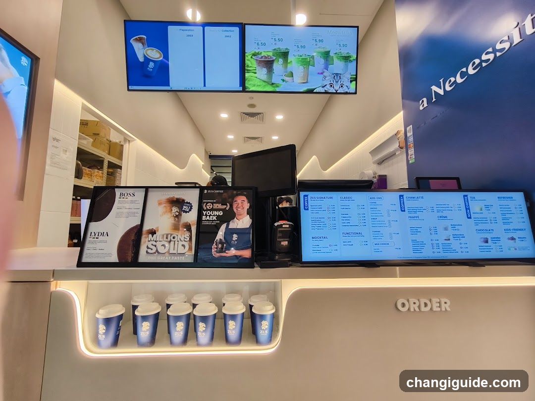Beverage Shop Interior Counter