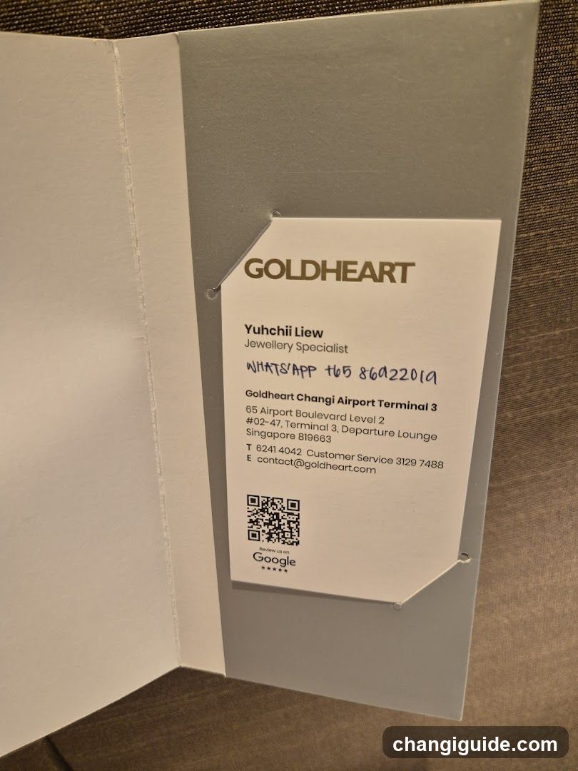 Goldheart Business Card Display