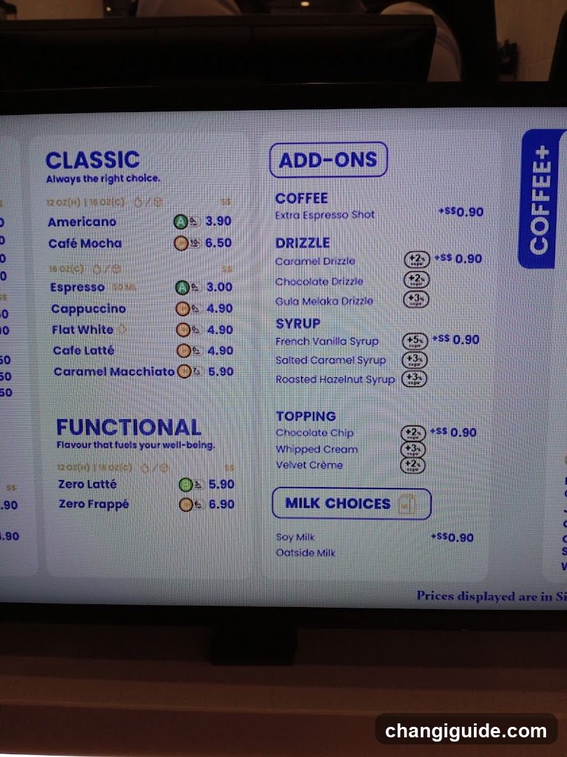 Coffee Menu Board