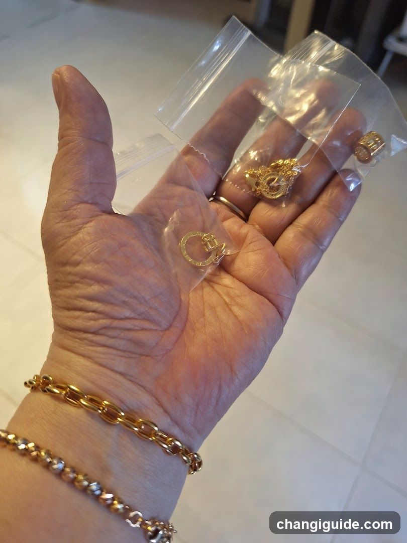 Gold Jewelry Display