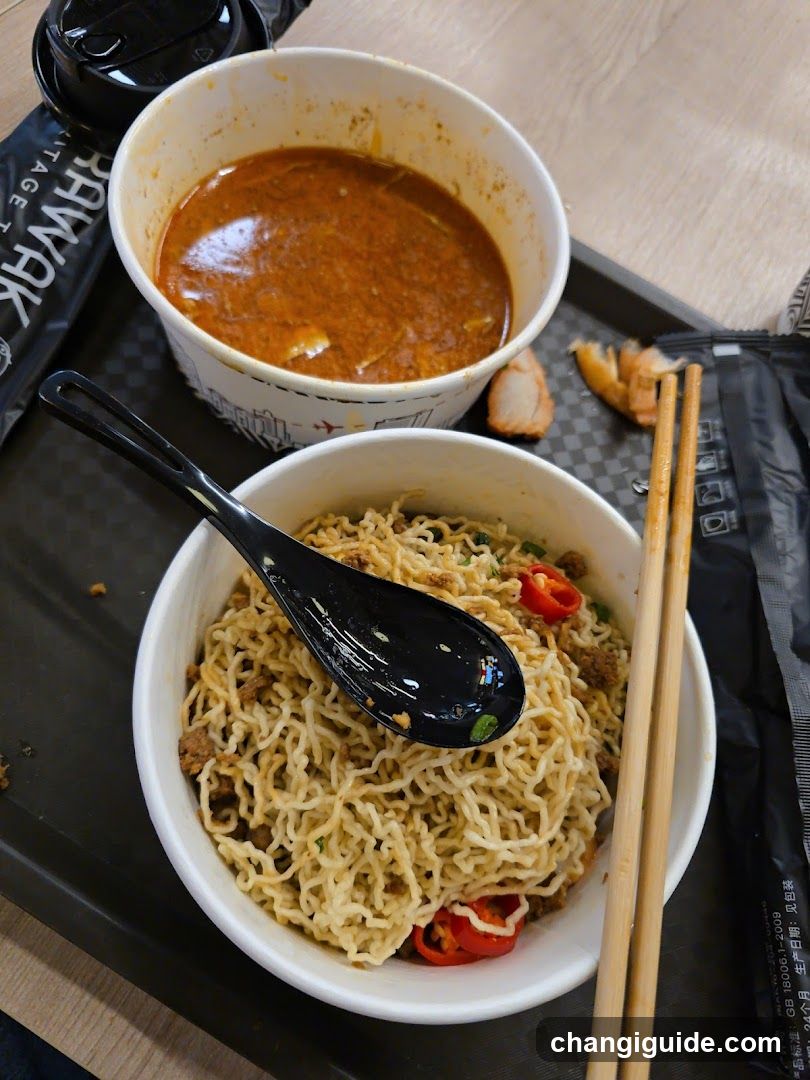 Noodle Meal with Soup