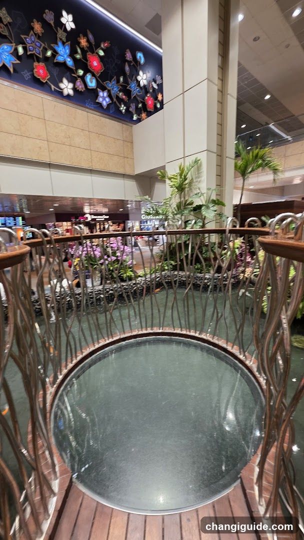 Indoor Garden View with Water Feature