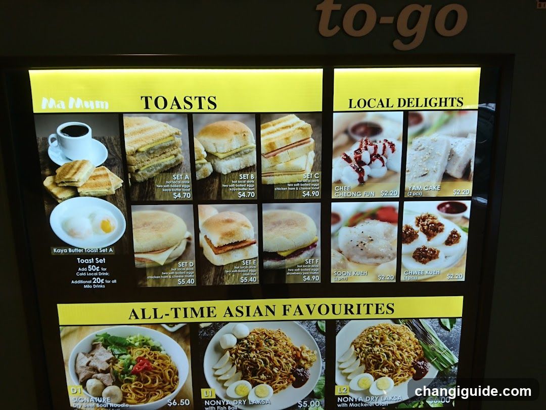 Ma Mum Menu Board