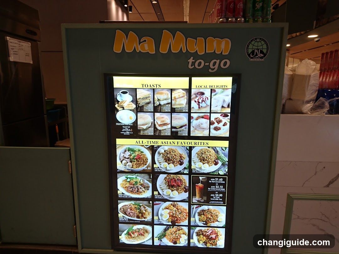 Ma Mum to-go Menu Board