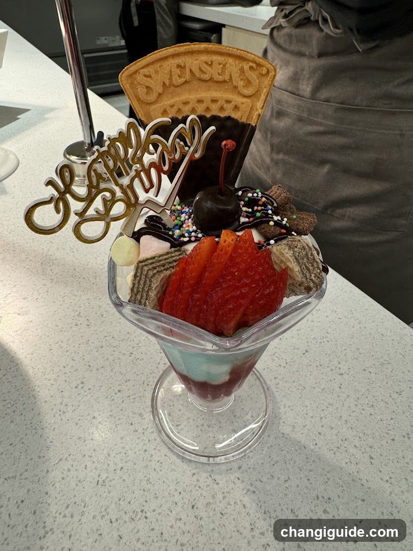 Swensen's Birthday Sundae