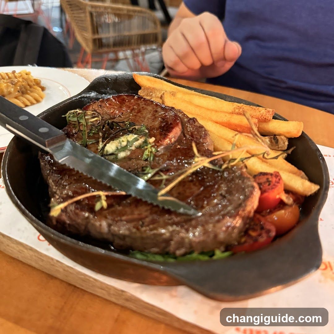 Cast Iron Steak with Fries