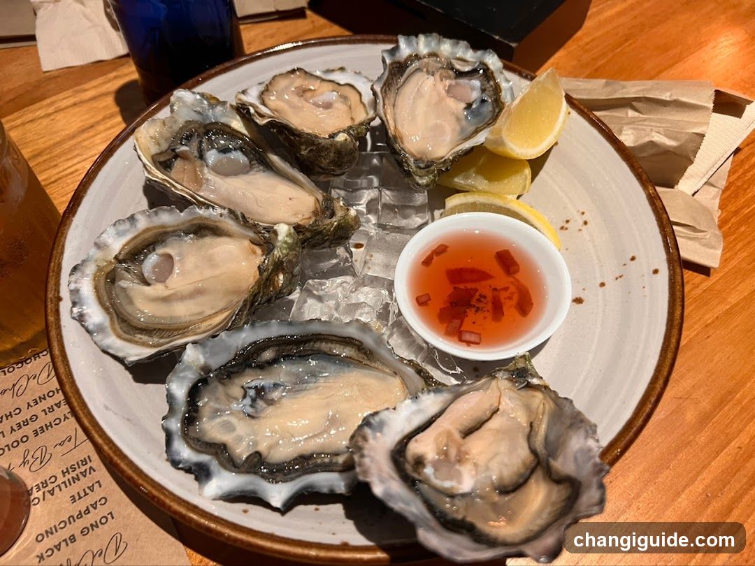 Oyster Platter with Dip