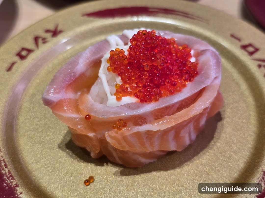 Sashimi with Caviar