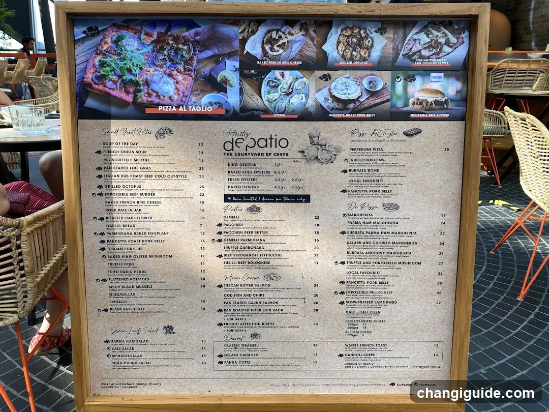 Depatio Menu Board