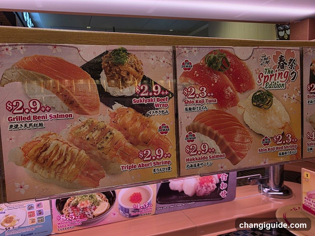Sushi Menu Board