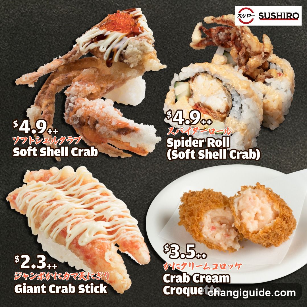 Sushi Shiro Menu Display