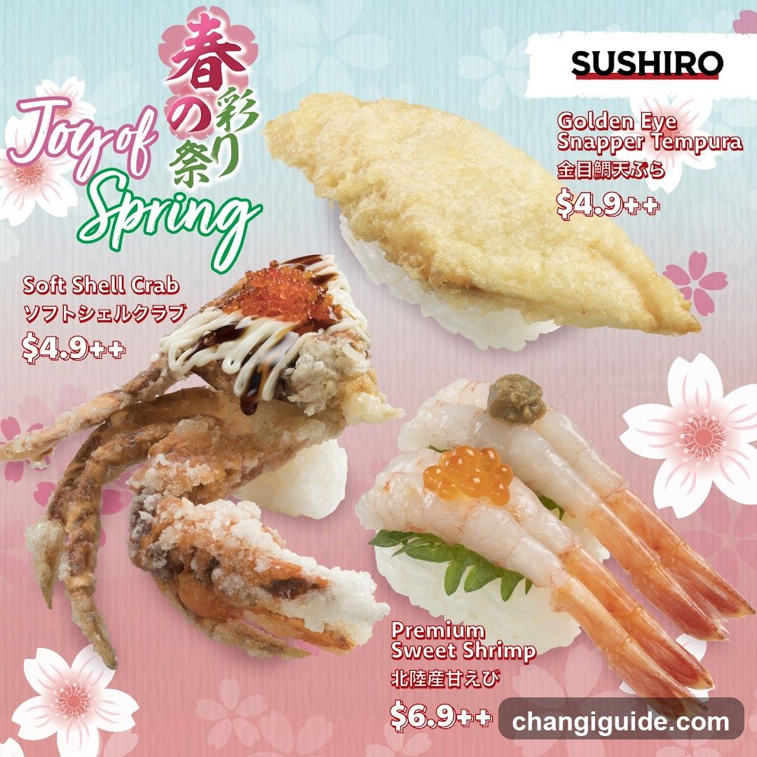 Sushiro Spring Menu Ad