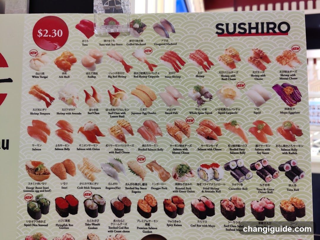 Sushi Menu Board